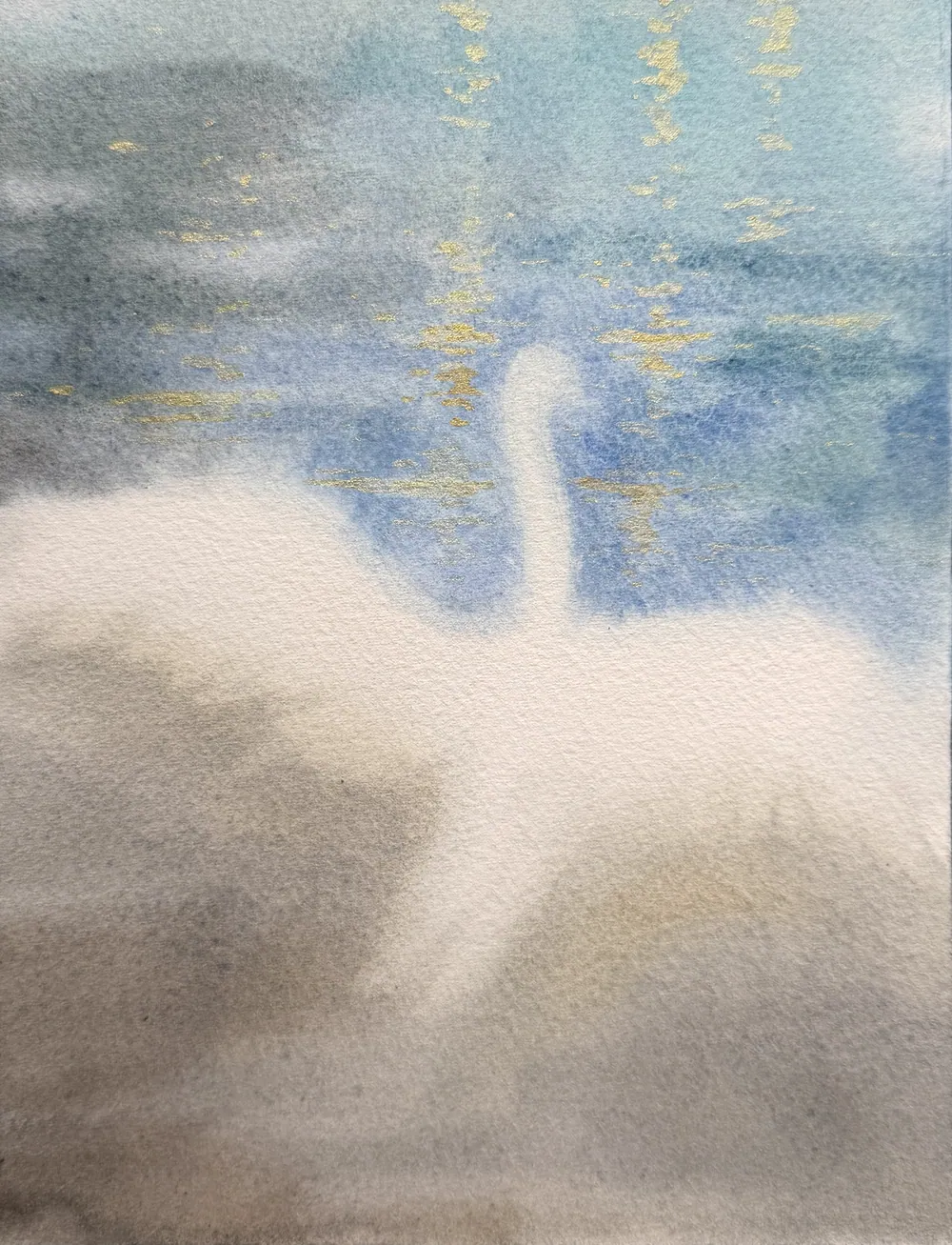 Flap Of Wings  — Sofia Priadko, watercolour, 15,2 × 19,9 cm
