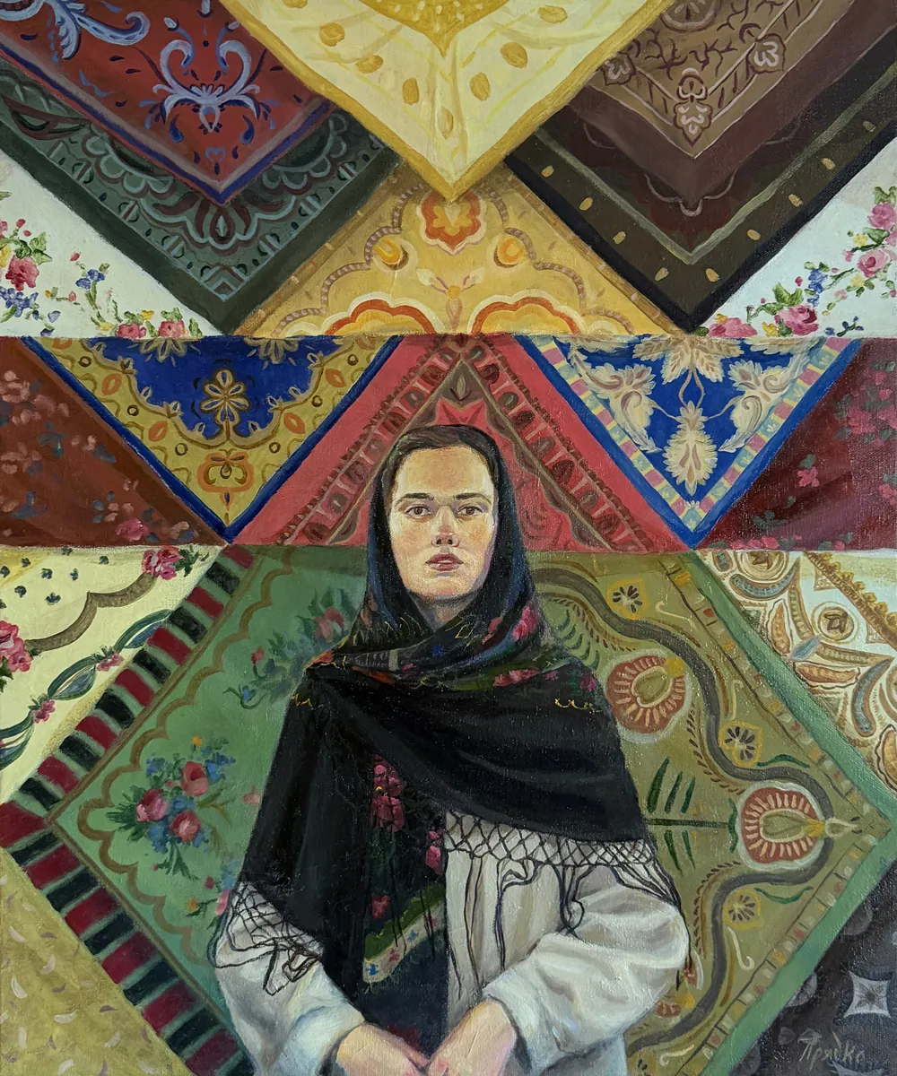 Legacy — Sofia Priadko, oil on canvas, 50 × 60 cm